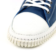 Lazy Dogz Shoes - Truffle Blue Leather Trainer (FLD105BL)