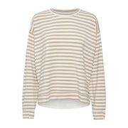 CREAM - CRDenia Striped Sweatshirt