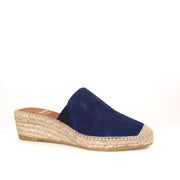 Kanna - K2124-Low Wedge Backless Slipper Style Espadrille