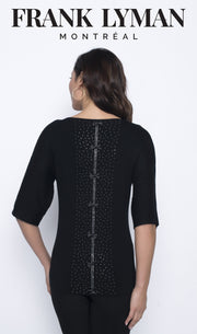 Frank Lyman - Black Evening Jumper with Diamante on Back