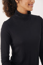 Part Two - EfinasPW Polo Neck Jumper in Dark Navy