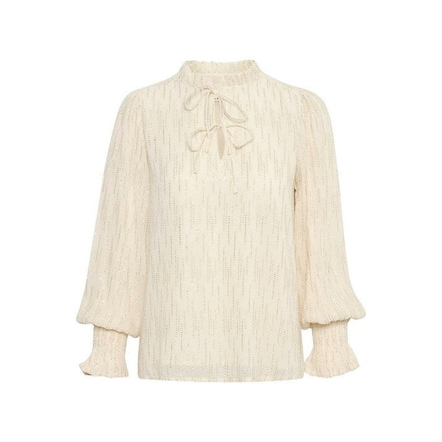 Part Two - TonikaPW Cream Blouse with Sparkles