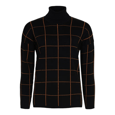 Sunday - Long Sleeve Two Tone Polo Neck Jumper