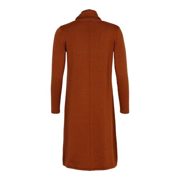 Sunday - Long Sleeve Knitted Dress With Cowl Neckline (2 colours)