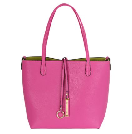 Kris-Ana Medium Size Reversible Tote Bag with inner wrist strap pouch (various colours) (6515)