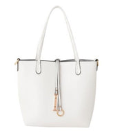 Kris-Ana Medium Size Reversible Tote Bag with inner wrist strap pouch (various colours) (6515)