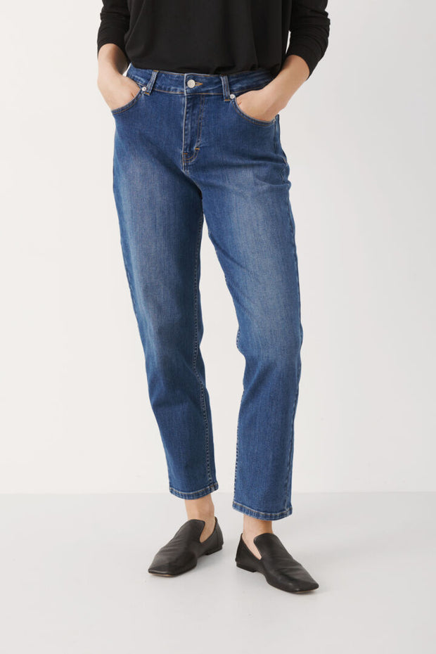 Part Two - Drea - Straightleg Jeans in Dark Vintage Denim