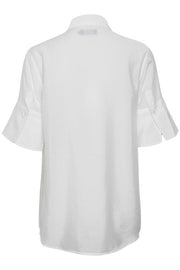 Soaked In Luxury - Valora Short Sleeve Tie Neck Blouse (2 colours)