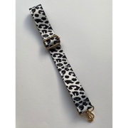 Kris-Ana Detachable Coloured Straps - Black and White Animal Print (007)