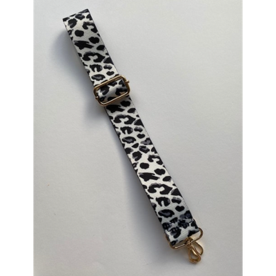 Kris-Ana Detachable Coloured Straps - Black and White Animal Print (007)