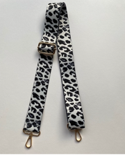 Kris-Ana Detachable Coloured Straps - Black and White Animal Print (007)