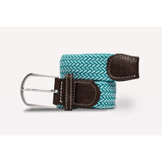 Swole Panda - Ladies Aqua Fine Weave Woven Recycled Belt