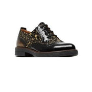 Embassy London - The Artist Brogue in Black with Gold Drops