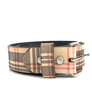 Hydestyle.London - Leather Printed Checks Belt - BL50