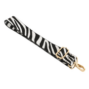 Kris-Ana Detachable Coloured Straps - Black and White Zebra Print (042)