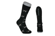 The Tie Studio - Men's Socks - Pointer Dogs on Dark Green