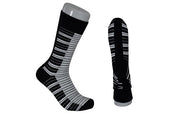 The Tie Studio - Men's Socks - Piano Keys on Black