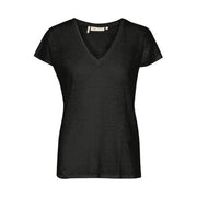 InWear - Faylinn V Neck Short Sleeve Linen Tee Shirt (3 colours)