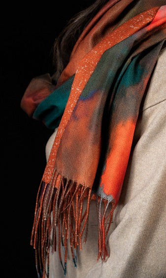 Libby Pearse Design - "Supernova" Long Scarf