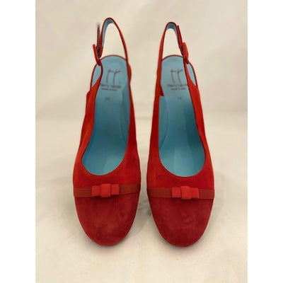 Thierry Rabotin - Madock Low Wedge Red Sling Back