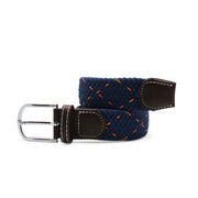 Swole Panda - Ladies Navy/Orange Dot Woven Recycled Belt