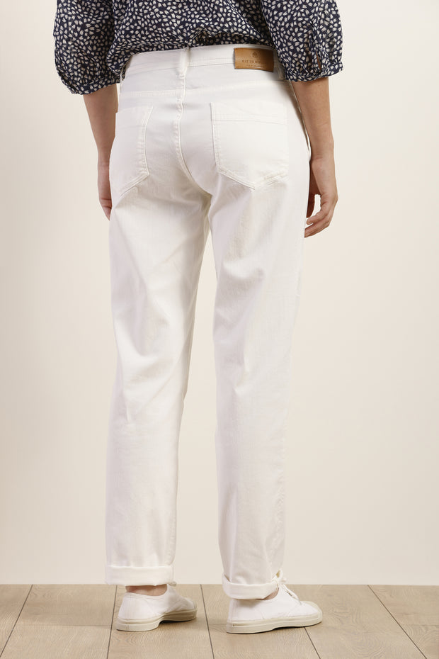 Mat De Misaine -  Parson - Long Cotton Trouser in Calcaire