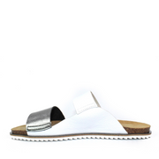 Lunar Shoes - Prague Flat Leather Slider Style Sandal (2 colours)