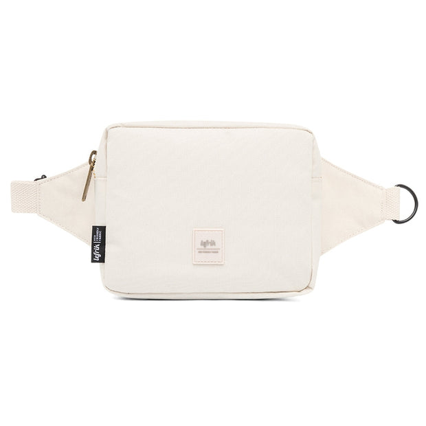 Lefrik - Reef - Square Bumbag/Crossbody Bag in Ecru