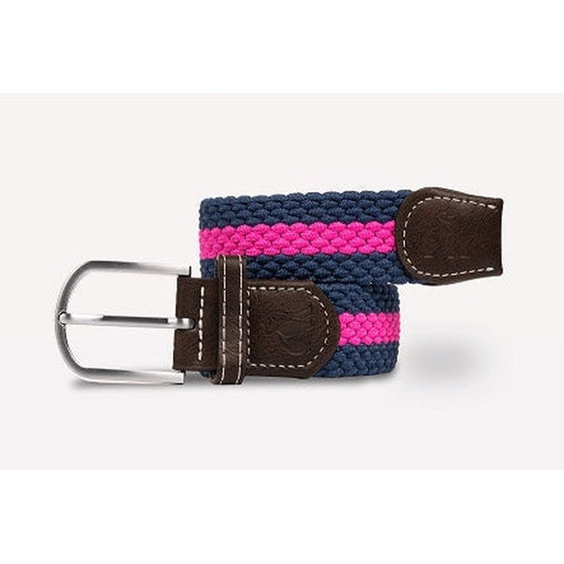 Swole Panda - Ladies Rich Pink Stripe Woven Recycled Belt