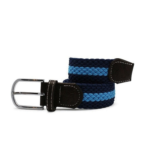 Swole Panda - Ladies Sky Blue Stripe Woven Recycled Belt