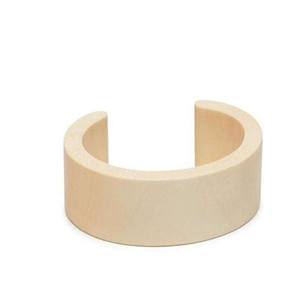 The Branch - Slim White Wood Cuff