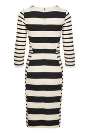 InWear - Werone 3/4 Sleeve Striped Fitted Dress