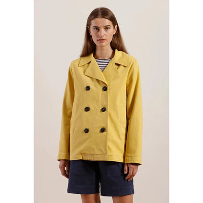 Mat De Misaine - Frial Quilted Yellow Denim Jacket