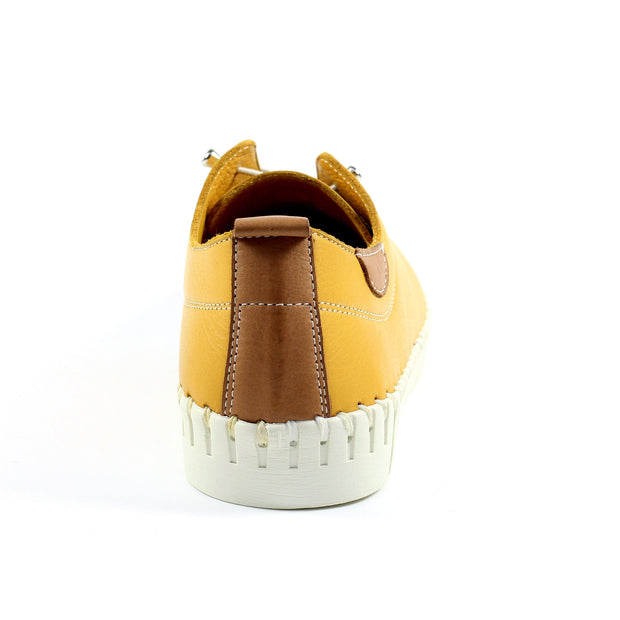 Lunar Shoes - Flamborough Mustard Leather Shoe