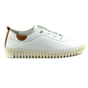 Lunar Shoes - Flamborough White Leather Shoe