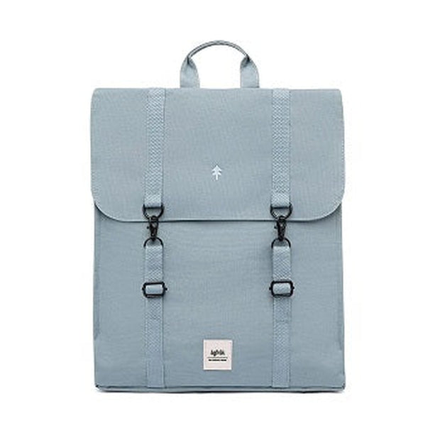 Lefrik - Handy - Metal Clasp Backpack in Stone Blue