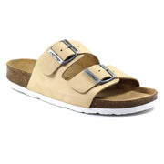 Lazy Dogz Shoes - Roco Open Toe Ladies Sandal in Beige