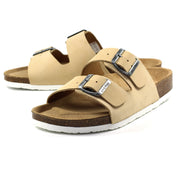 Lazy Dogz Shoes - Roco Open Toe Ladies Sandal in Beige