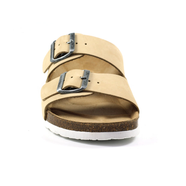 Lazy Dogz Shoes - Roco Open Toe Ladies Sandal in Beige