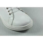 Lazy Dogz Shoes - Forage White Leather Trainer