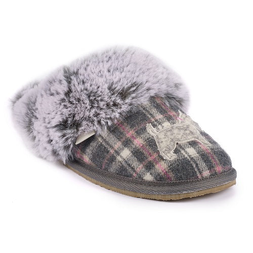 Lazy Dogz - Womens Scottie II Mule Slipper KLD416 (Boxed)