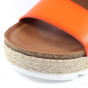 Lunar Shoes - Deanna II Wedge Sandal in Orange