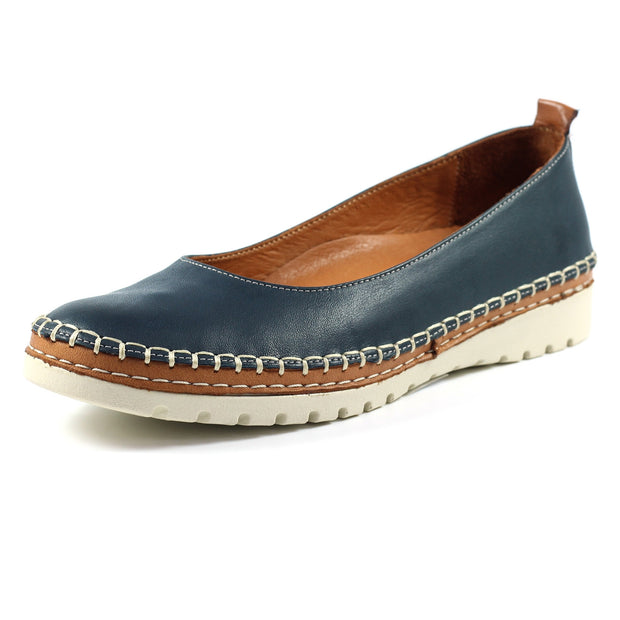 Lunar Shoes - Dove Leather Slip-On Shoe