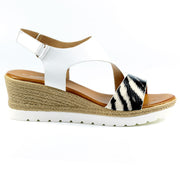 Lunar Shoes - Roam Wedge Sandal in White