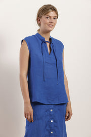 Mat De Misaine - Casier - Sleeveless Linen Blouse