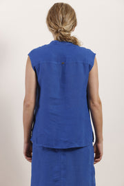 Mat De Misaine - Casier - Sleeveless Linen Blouse