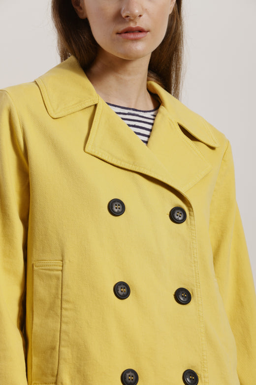 Mat De Misaine - Frial Quilted Yellow Denim Jacket