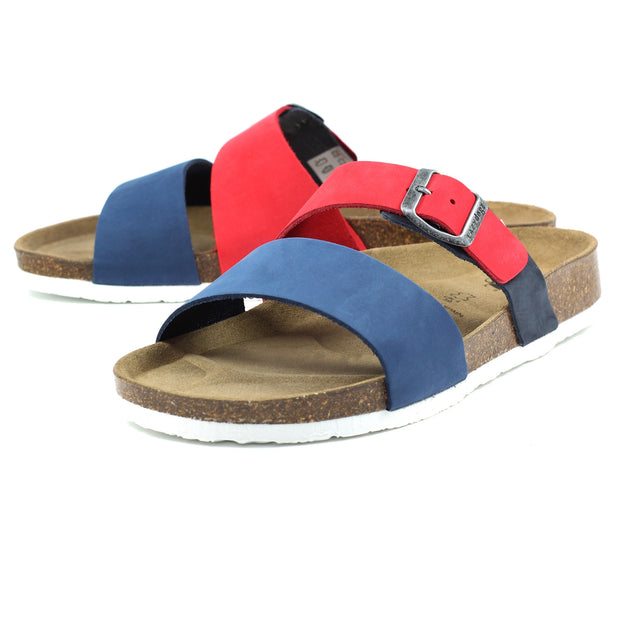 Lazy Dogz Shoes - Ruby Red Multi Strap Sandal