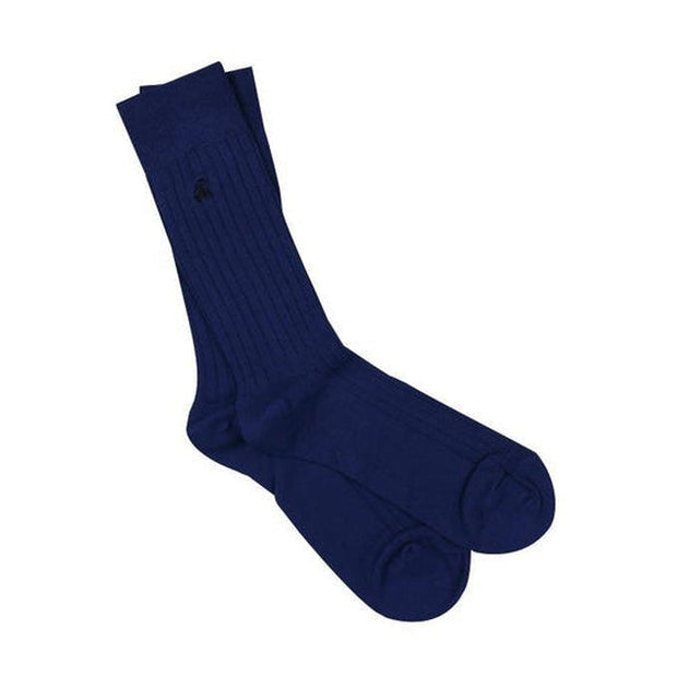 Swole Panda - Ladies Bamboo Socks - Plain Royal Blue